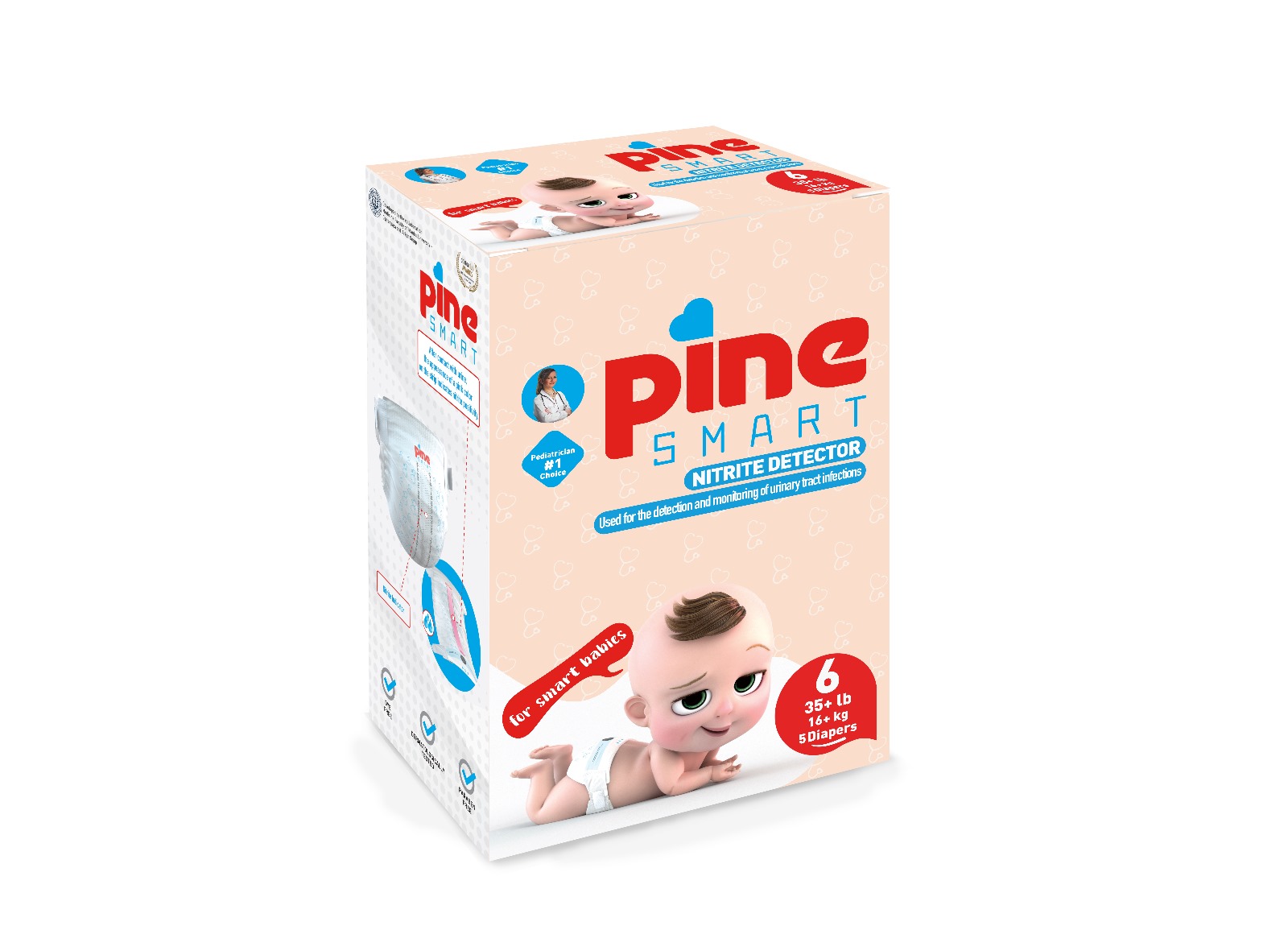 PINE SMART EXTRA LARGE 6, 16+кг, 5 броя/опаковка